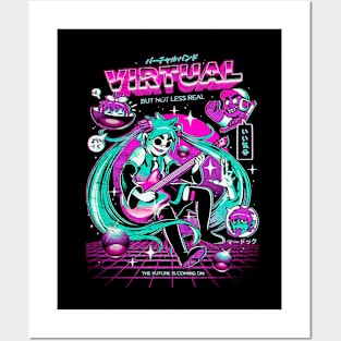 virtual band Posters and Art